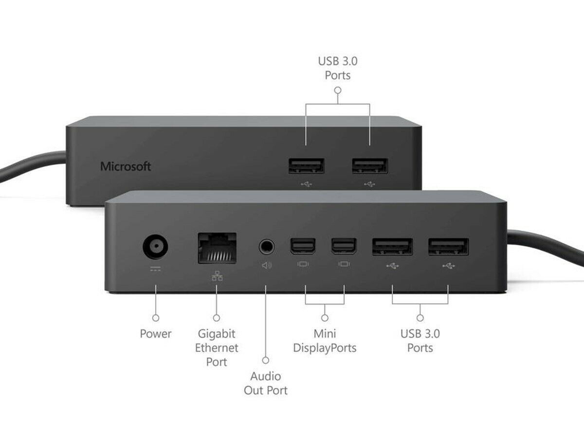 Microsoft Surface Dock Station 1661 и Блок Питания Microsoft Surface Power Supply 1749